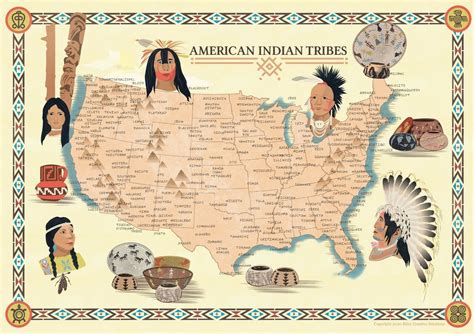 Illinois Indian Tribes Map The Digital Research Library