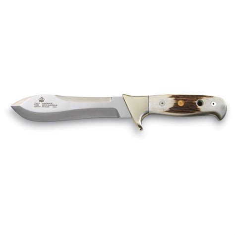 Puma Solingen Steel White Hunter Knife 116304 At Sportsmans Guide