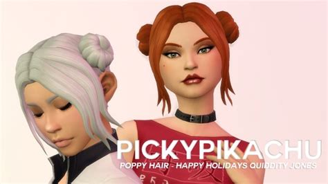 Poppy Hair At Pickypikachu Sims 4 Updates