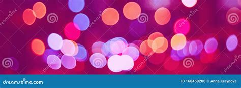 Abstract Colorful Blurry Cinematic Background Bokeh Defocused Pink
