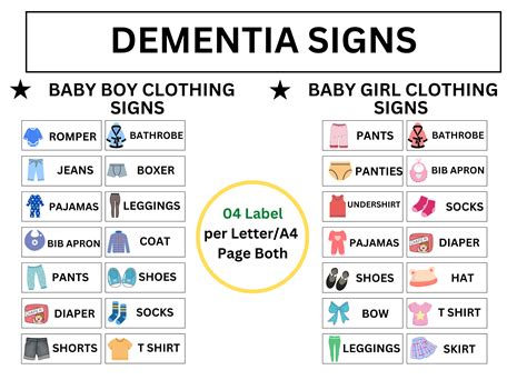 Dementia Signs Dementia Labels Dementia Signage Dementia Etsy