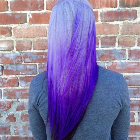 Lavender To Purple Ombré Hair