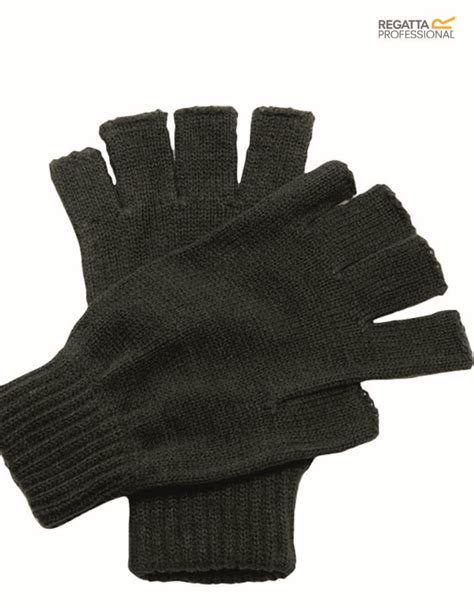 Rg202 Fingerless Knitted Gloves Aspire Work Clothing