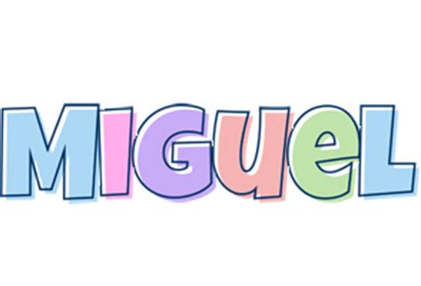 Miguel Logo | Name Logo Generator - Candy, Pastel, Lager, Bowling Pin, Premium Style