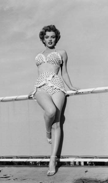 Marilyn Monroe Vintage Polka Dot Bikini 1950s As She
