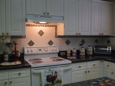 A talavera tile backsplash will add ornamental value to the kitchen. Decorate your kitchen of colorful and gorgeous way, using ...