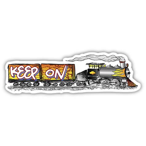 Keep On Train Clearance Bumper Sticker 452 Root Concepts