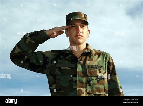 Male Soldier Standing At Attention Hi Res Stock Photography And Images