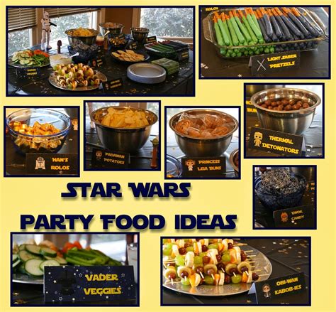 Playing star wars trivia tonight and thought i'd crowdsource a filthy/clever/punny name for our team. Star Wars Birthday Party Food (A Disney Mom's Thoughts ...