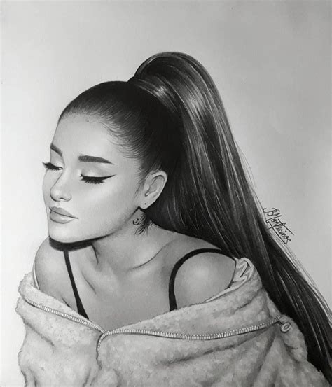 Pin By Më Söm Bëngöry On Skizzen Celebrity Drawings Ariana Grande