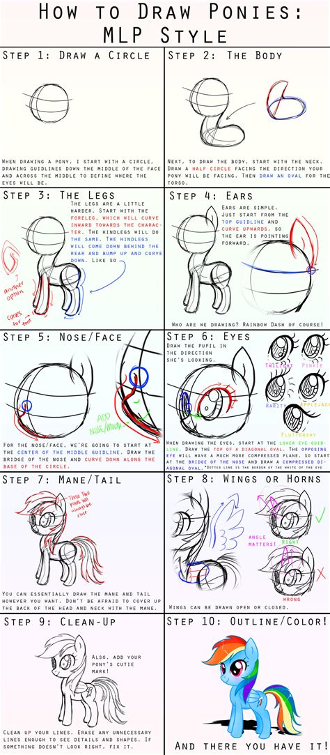 How To Draw Ponies Mlp Style By Steffy Beff On Deviantart
