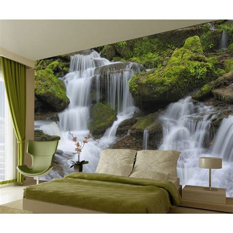 Waterfall Wall Mural W4p Waterfall 001 Large Wall Murals Waterfall