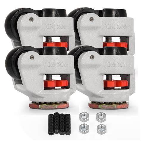 Vevor Leveling Casters Set Of 4 Gd 40s40f60s60f80s80f Precise
