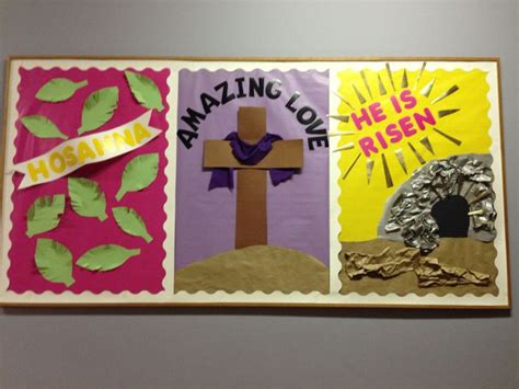 My Easter Bulletin Board With Images Christian Bulletin Boards