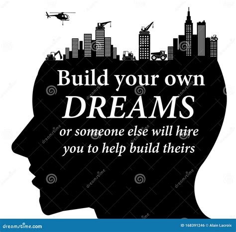Build Own Dreams Stock Illustration Illustration Of Goals 168391246