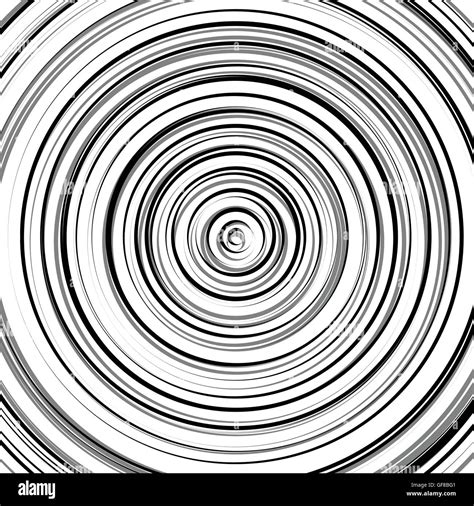 Circular Ripple Pattern Concentric Circles Rings Abstract Geometric