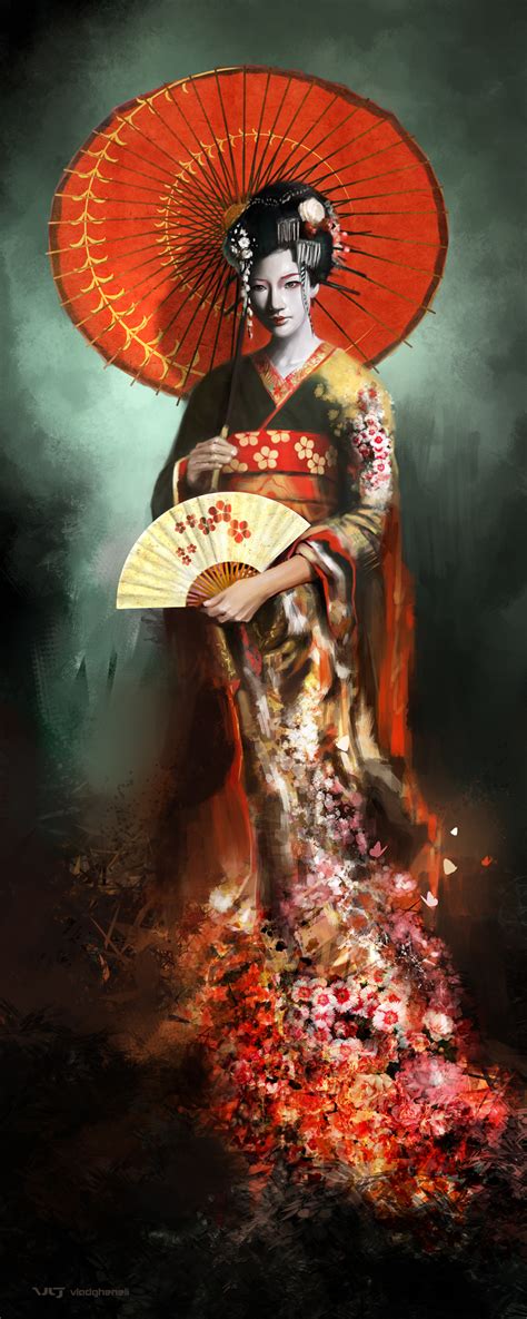 Geisha By Vladgheneli On Deviantart