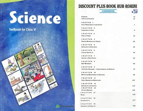 Ncert Science Textbook For Class 6 Book With Contents Buy Ncert