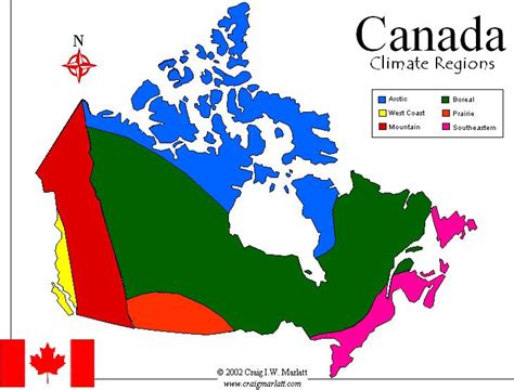 Canada Climate Zone Map