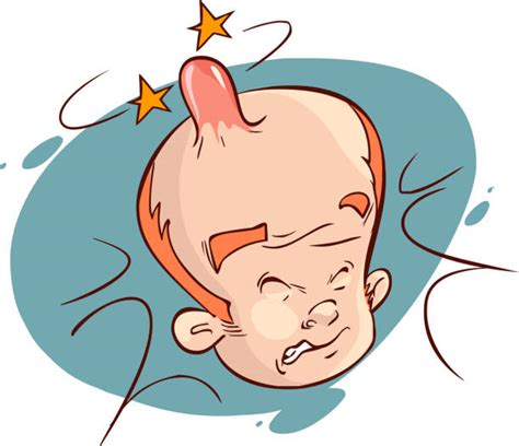 Child Head Bump Illustrations Royalty Free Vector Graphics And Clip Art