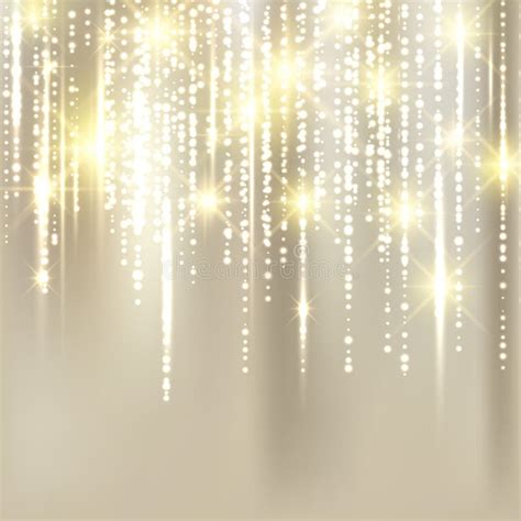 Abstract Elegant Christmas Golden Fabric Background With Gold Glitter