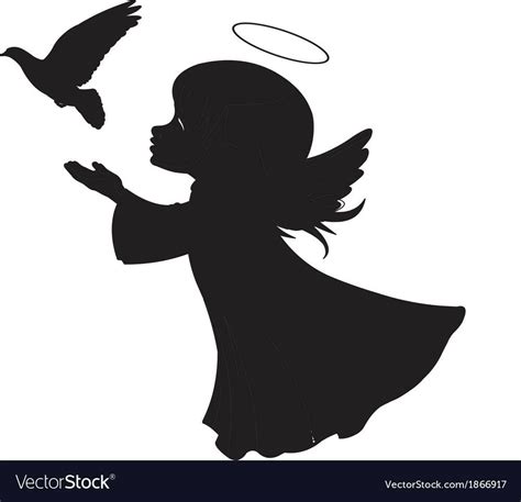 Baby Angel Silhouette Svg 329 Svg Cut File