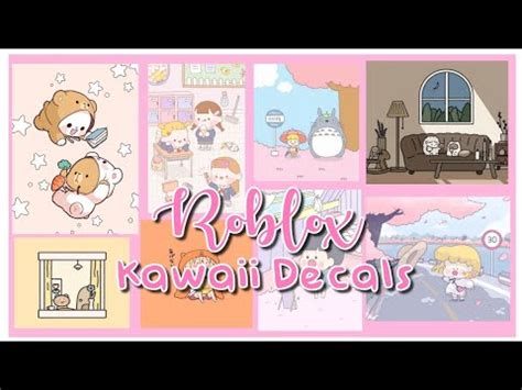 These codes make your gaming journey fun and interesting. ROBLOX | Bloxburg/Royale High Aesthetic Kawaii Decals!*with id codes* - YouTube