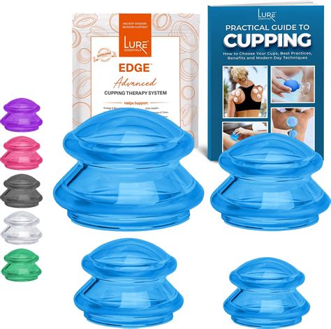 Lure Essentials Edge Cupping Therapy Set Silicone Cupping