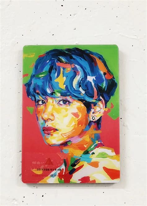 Bts X Mtpr Bts Member Acrylic Frame Cokodive Painting Art Projects