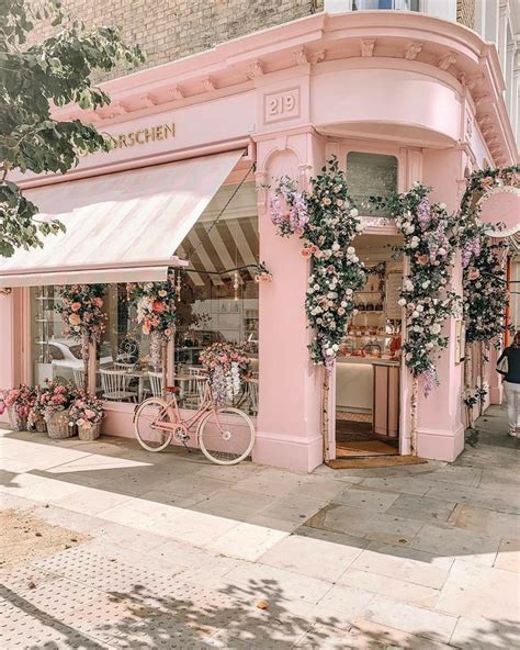 Spring Discovered By Megan On We Heart It Pastel Pink Aesthetic Cafe