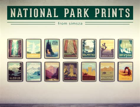 My Sims 4 Blog Simlish Framed Anderson National Park Prints By Simsza