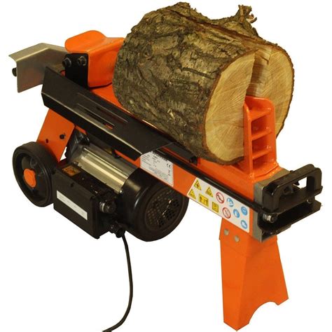 Fast Lightweight 5 Ton Electric Log Splitter 300mm With Work Bench
