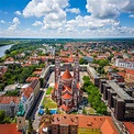 Szeged, Hungary - Aerial View of the Votive Church and Cathedral of Our ...