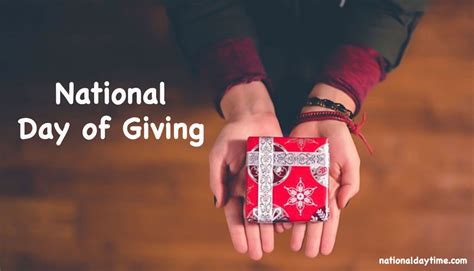 National Day Of Giving 2023 Tuesday November 28