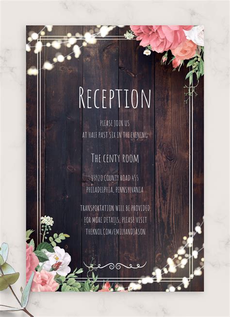Rustic wedding invites are a personal favourite at paperlust, especially when combined with premium printing like letterpress wedding invitations, metallic print, photo cards or wooden wedding invitations. Download Printable Wood Rustic Wedding Invitation Suite PDF
