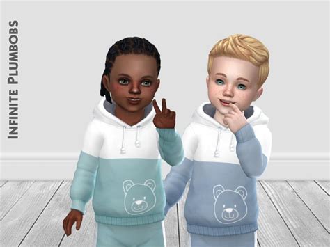 The Sims Resource Ip Toddler Teddy Bear Hoodie Teddy Bear Hoodie