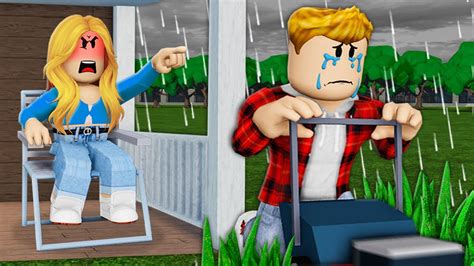 He Had The Meanest Mom Ever A Roblox Movie Youtube