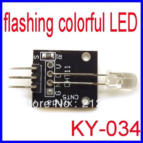 Ky 034 Automatic Flashing Colorful Led Module Arduxop