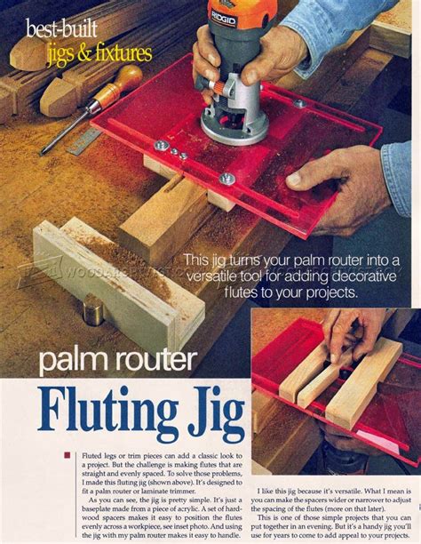 Maybe you would like to learn more about one of these? DIY Router Fluting Jig • WoodArchivist