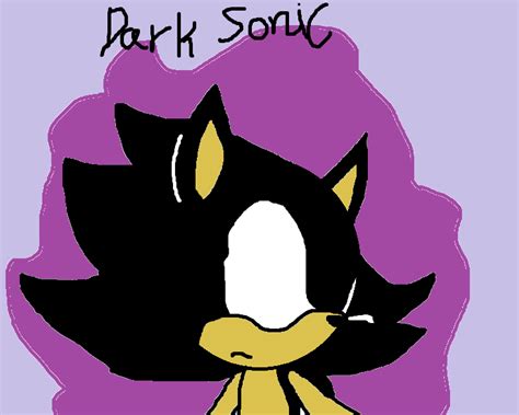 Dark Sonic Picture By Sonicrules Drawingnow