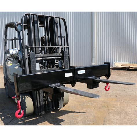 72” Forklift Spreader Beam 10000 Lb Capacity With Hooks