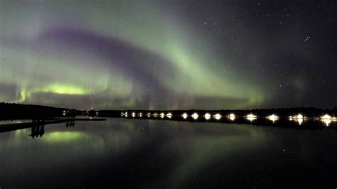 Time Lapse Of The Aurora Borealis Northern Lights At Nydalahojd Umeå