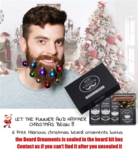 Superdeal Beard Shampoo Wash Beard Kit Box Beard Growth Kit Beard