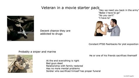 Veteran In A Movie Starter Pack Rstarterpacks