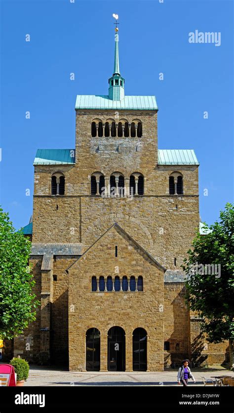 Cathedrale Of Minden On The Weser North Rhine Westphalia Germany