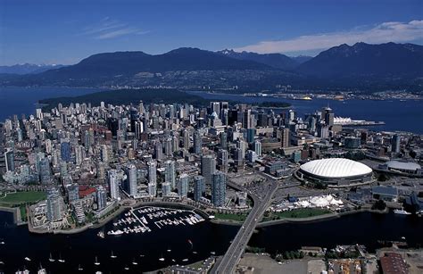 Aerial View Vancouver City Skyline Photograph By Laughingmango Fine