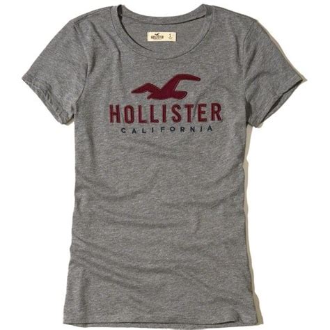 Hollister Slim Crew Graphic Tee 27 Nzd Liked On Polyvore Featuring