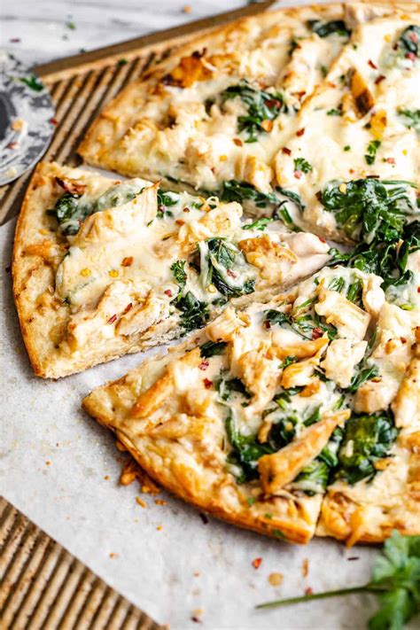 Chicken Alfredo Pizza Recipe How To Make The Best White Pizza