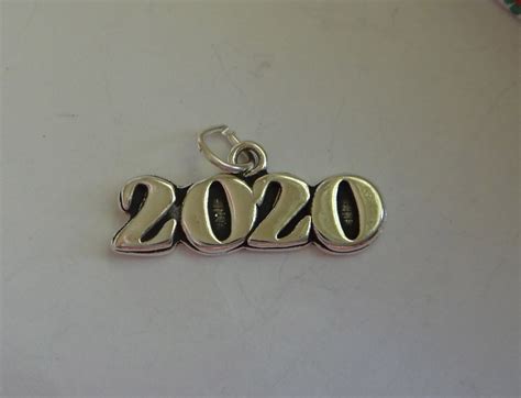 Sterling Silver 10x22mm College High School Graduation 2020 Horizontal