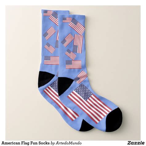 American Flag Fun Socks Cool Socks American Flag Socks